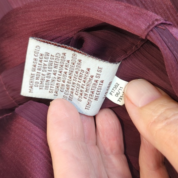 Two Chris Madden window sheers and valance - Picture 4 of 4